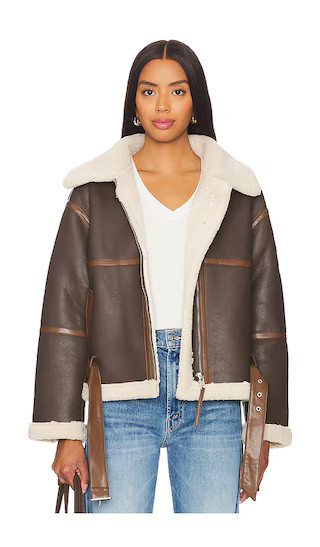 Olina Jacket in Mocha | Revolve Clothing (Global)