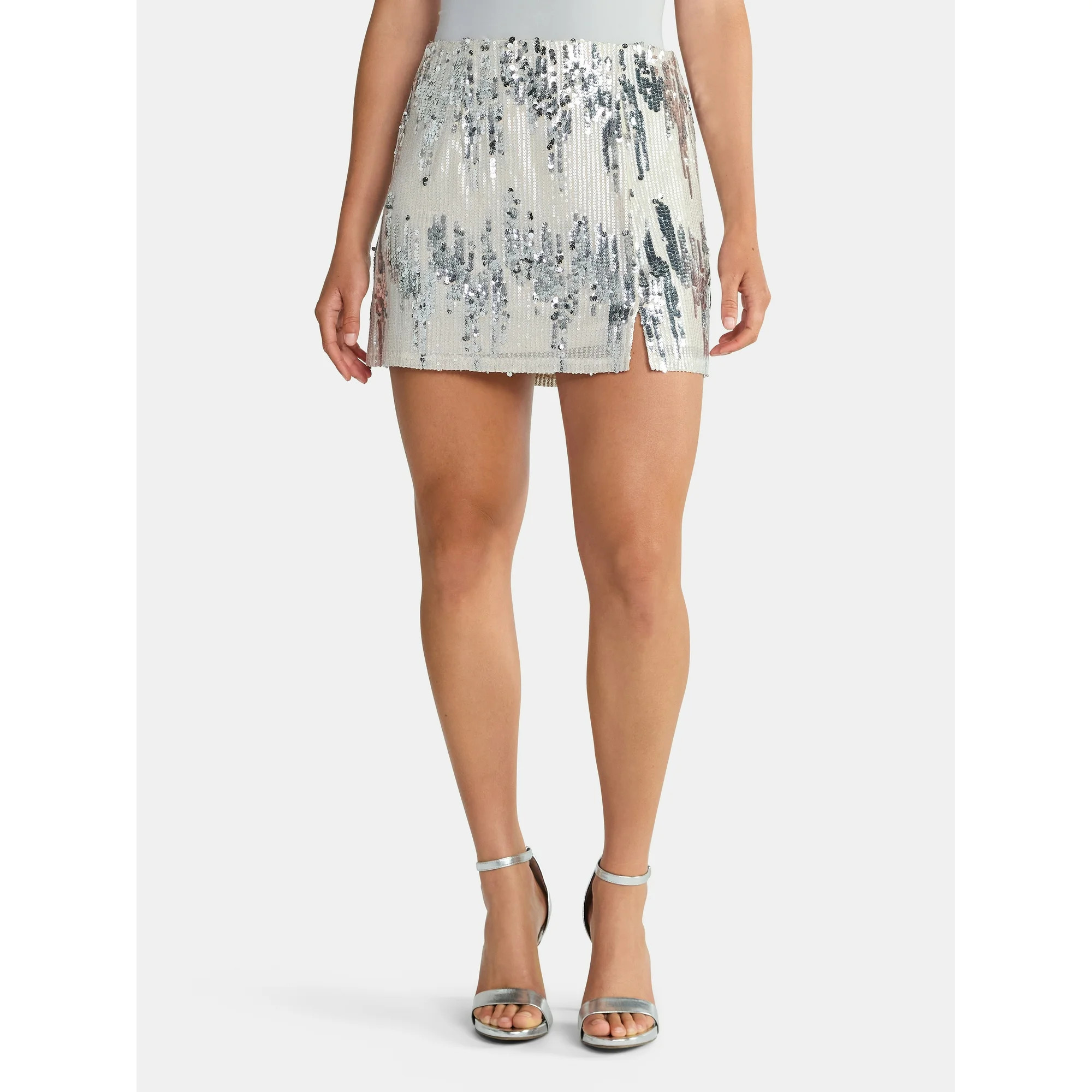 Madden NYC Women's Sequin Mini Skirt, Sizes XXS-XXL | Walmart (US)