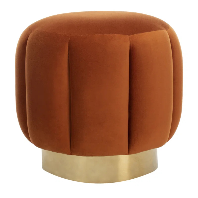 Maxine Round Ottoman | Wayfair North America