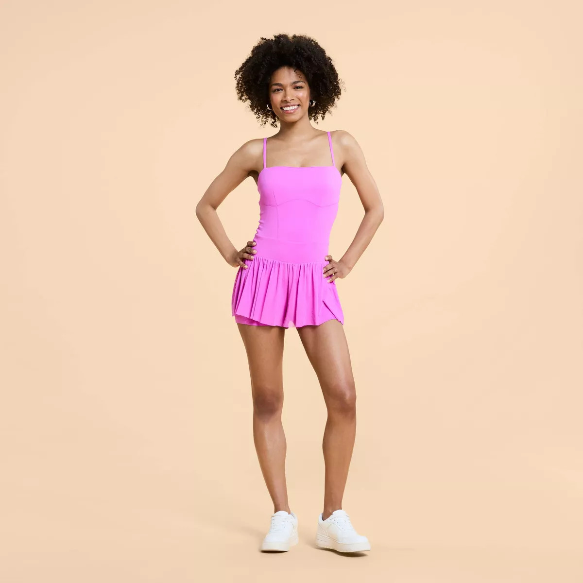 Blogilates Women's Barre Active Romper - Coral Red S | Target