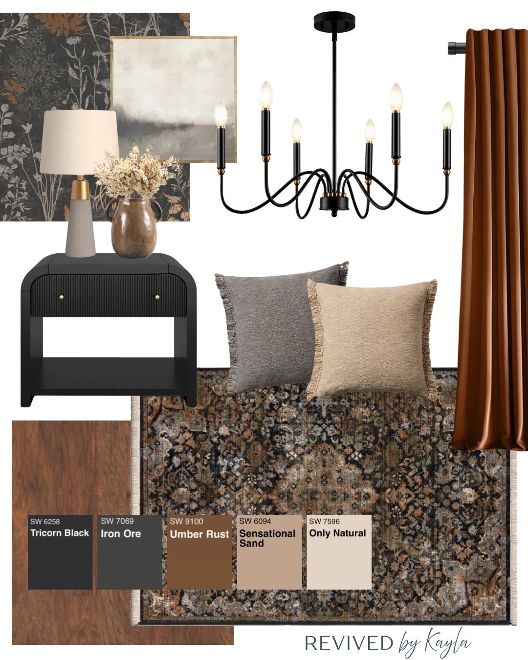 Brown and black moody neutral bedroom design with paint colors from Sherwin Williams 🖤 

#bedroomdecor #bedroomdesign #bedroomfurniture #homedecor #homedesign #homeinspo #inspiration #moody #neutral #modern #guestbedroom #masterbedroom #amazon #wayfair #lowes

#LTKHome #LTKFindsUnder100 #LTKFindsUnder50