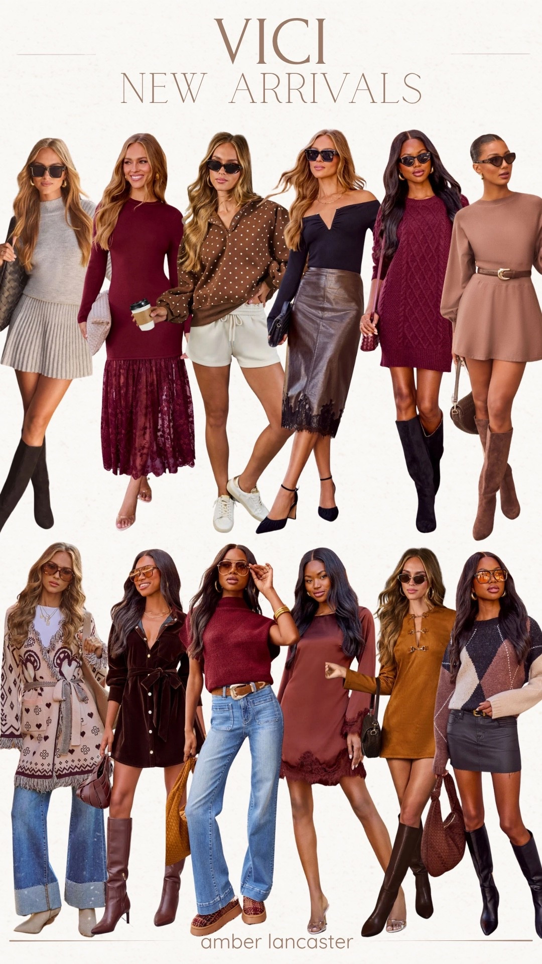 Vici New Arrivals! Use code AMBERSAVE35 for 35% off! | 
vici, vici collection, vici new arrivals, vici new drop, vici haul, vici code, vici dress, vici dresses, new arrivals, vici sale, vici outfits, vici september edit collection, vici september edit drop, vici fall outfits, vici fall, fall outfits, september outfits, pre fall outfits, fall dresses, lace skirt, lace dress, lace top, skirt and sweater outfit, burgundy outfit, burgundy dress, burgundy sweater, polka dot, cable knit dress, military jacket, cardigan, cardigan sweater, fringe cardigan, printed cardigan.

#LTKSaleAlert #LTKSeasonal #LTKootd