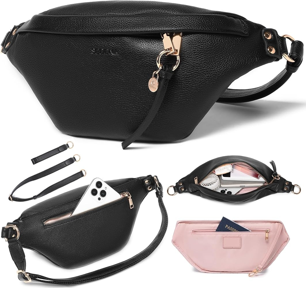 Anti Pickpocket Bag - Ivory RFID Crossbody Bag for Travel, Adjustable Strap Multiple Compartments... | Amazon (US)