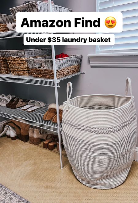 Under $35 Amazon laundry basket!

#LTKhome #LTKfindsunder50 #LTKSale