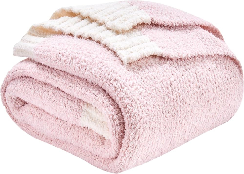 CozeCube Throw Blanket, Ultra Soft Cozy Knit Throw Blanket, Warm Fluffy Throw Blanket, Reversible... | Amazon (US)