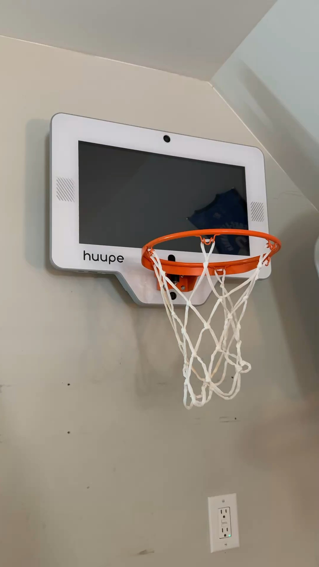 The coolest mini hoop for kids it has a TV screen they can play games as well as watch TV and YouTube

#LTKHome #LTKKids #LTKmomlife