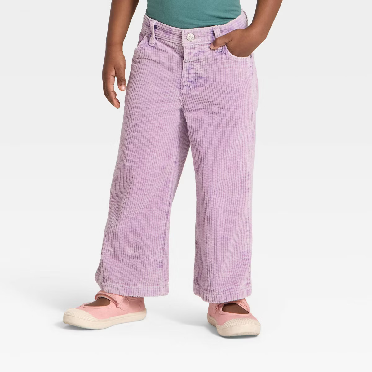 Toddler Girls' Corduroy Pants - Cat & Jack™ Lavender Mauve 2T | Target
