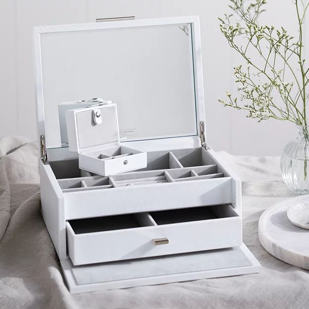 Ultimate Leather Jewellery Box  | Home Accessories | The  White Company | The White Company (UK)