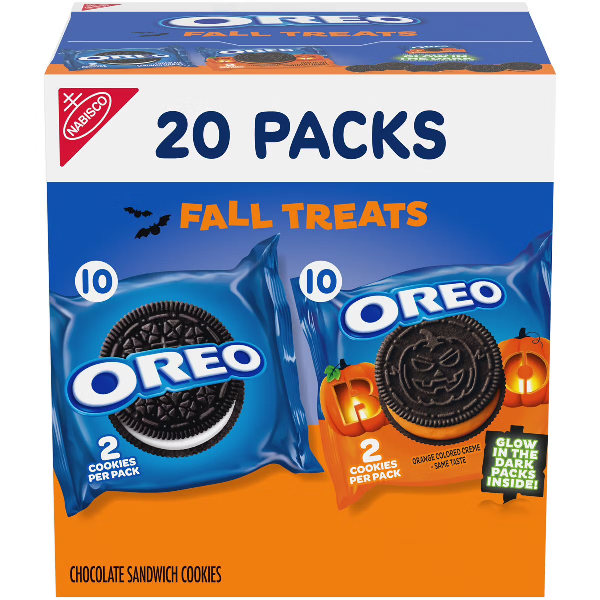 Oreo Fall Treats Trick or Treat Halloween Cookies Variety Pack - 18oz/20ct | Target