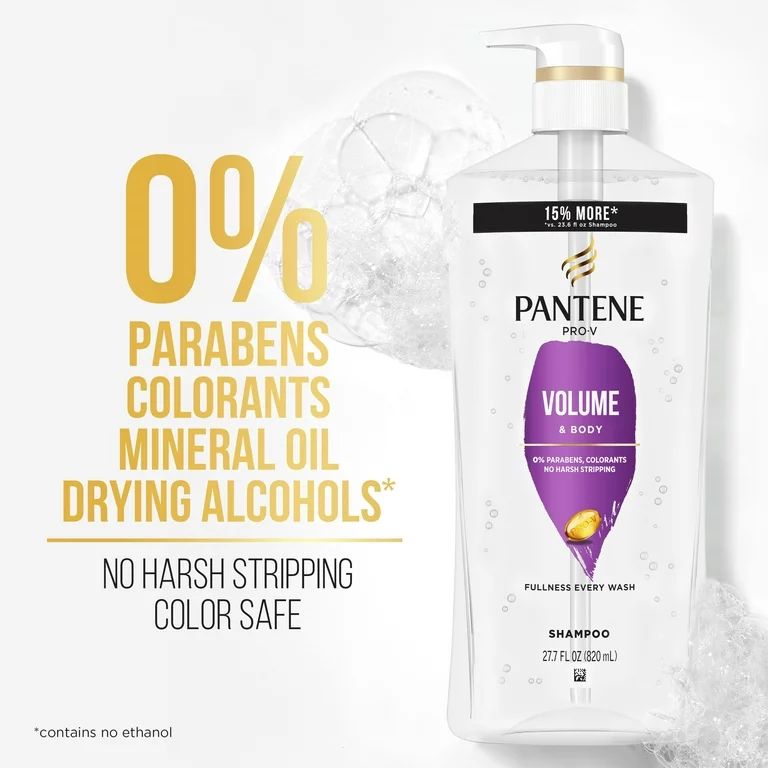 Pantene Pro-V Volume and Body Shampoo, 27.7 oz | Walmart (US)