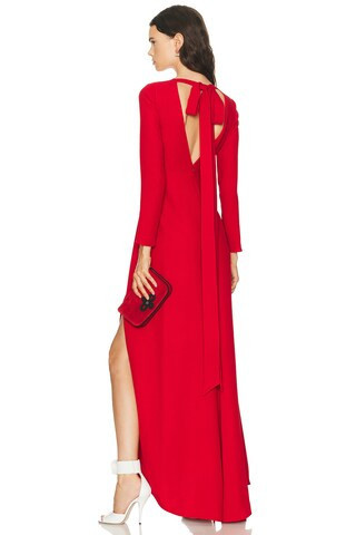 Valentino Cady Couture Gown in Red | FWRD 
