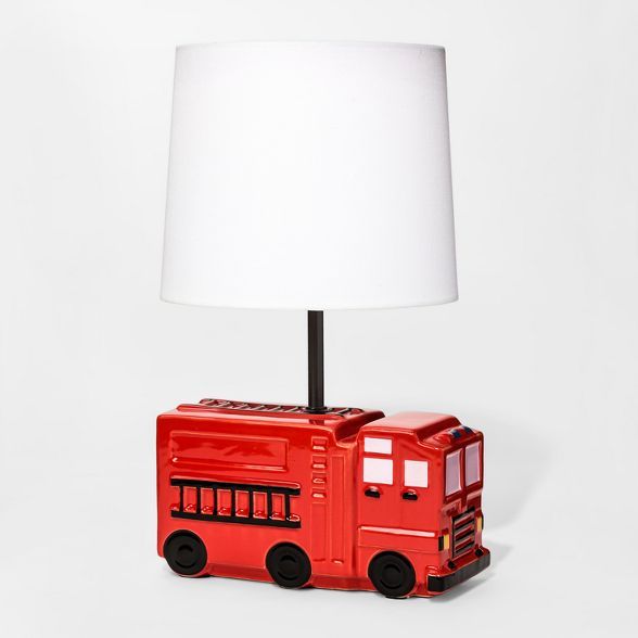 Firetruck Figural Table Lamp - Pillowfort™ | Target