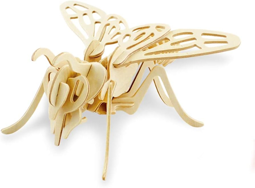 Georgie Porgy 3D Holzpuzzle Biene Modell Woodcraft Baukasten Kinderspielzeug ab 5 Jahren (JP206 B... | Amazon (DE)