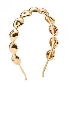 LELET NY Zoe Strand Headband in Gold from Revolve.com | Revolve Clothing (Global)