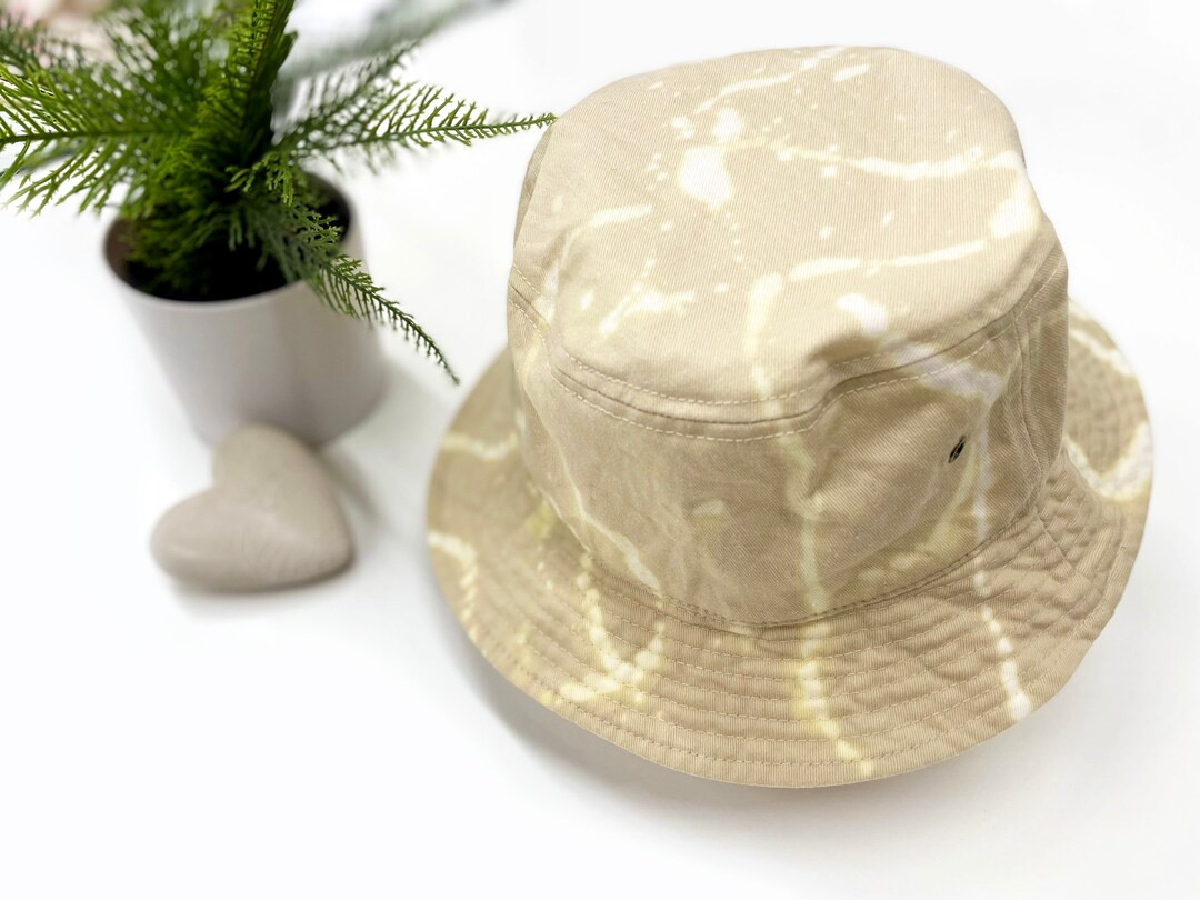 Cream Bucket Hat, Khaki Hat, Bleached hat, Tie-Dye bucket hat, Fall Bucket Hat, Women’s hat, Me... | Etsy (US)