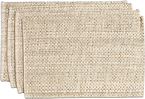 Sweet Home Collection 100% Cotton Placemats for Dining Room Rectangle Two Tone Woven Fabric 13" x... | Amazon (US)