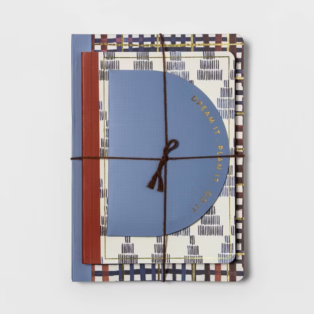 3pk Planner Pad Journal and Sticky Notes - Threshold™ | Target