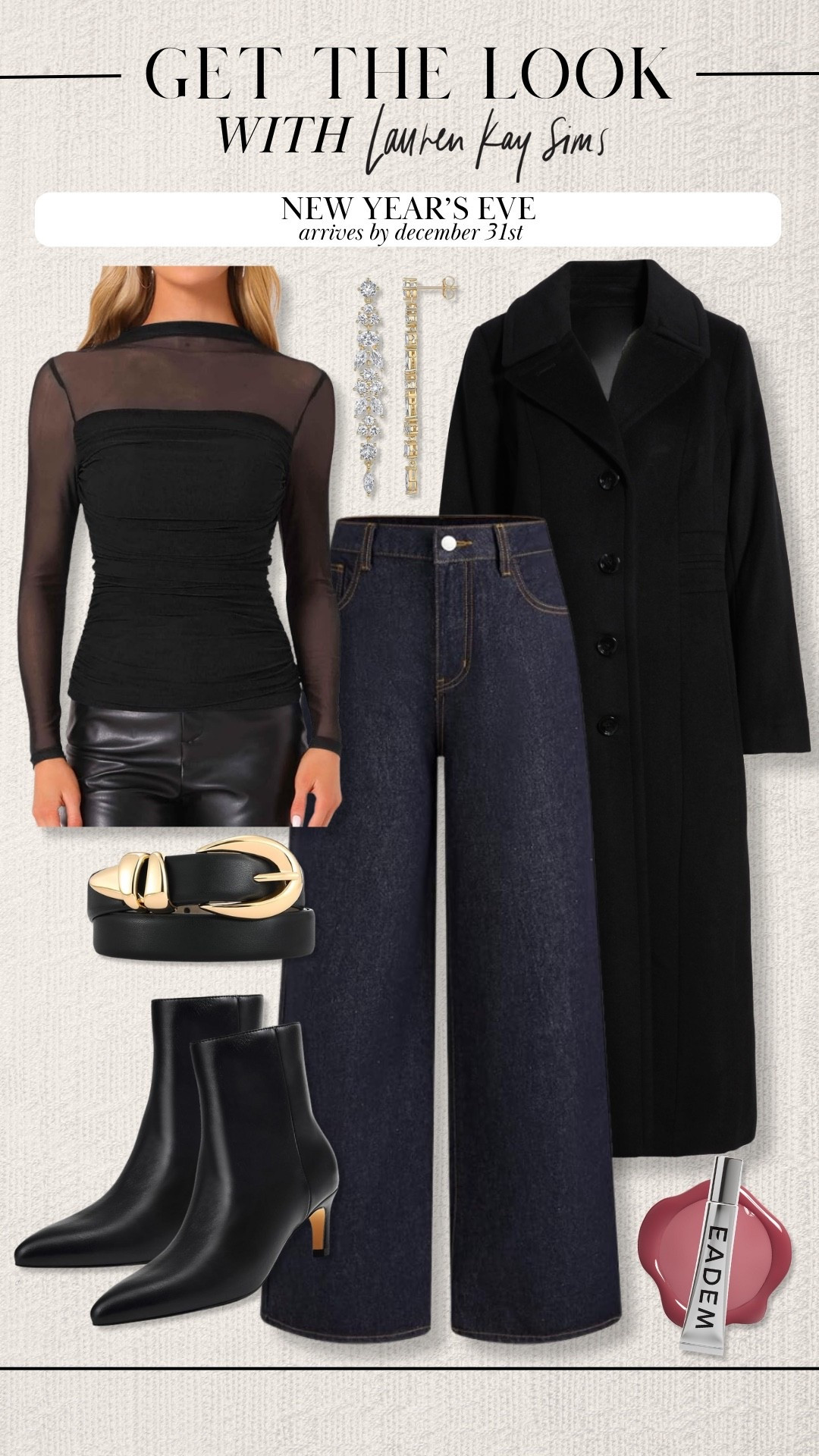 new year's eve look that will arrive on time!🖤

#LTKFindsUnder50 #LTKHoliday #LTKootd