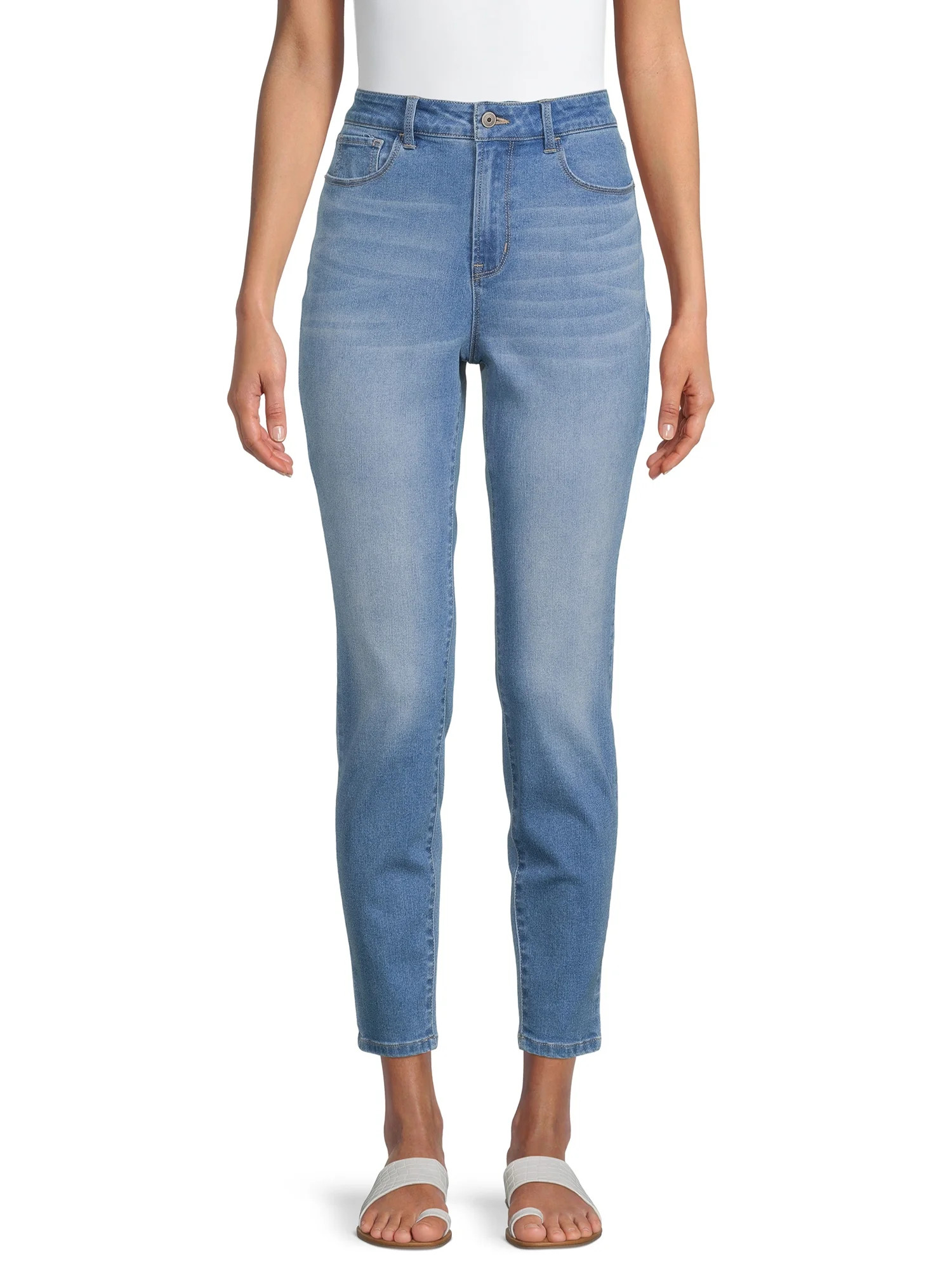 No Boundaries Juniors High Rise Skinny Jeans, Sizes 1-21 | Walmart (US)