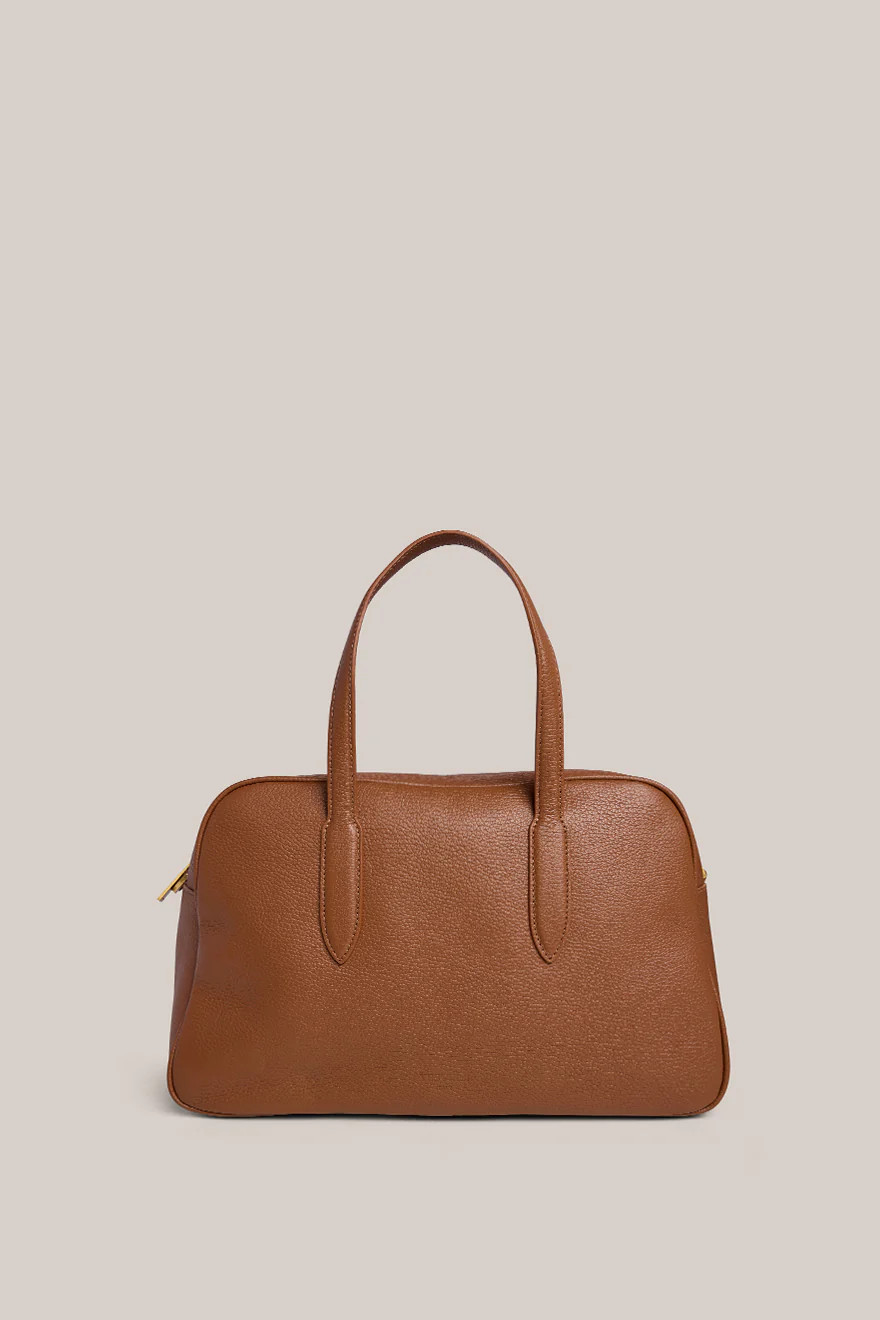Vera Cognac Medium Bowler \u2013 VESTIRSI | VESTIRSI