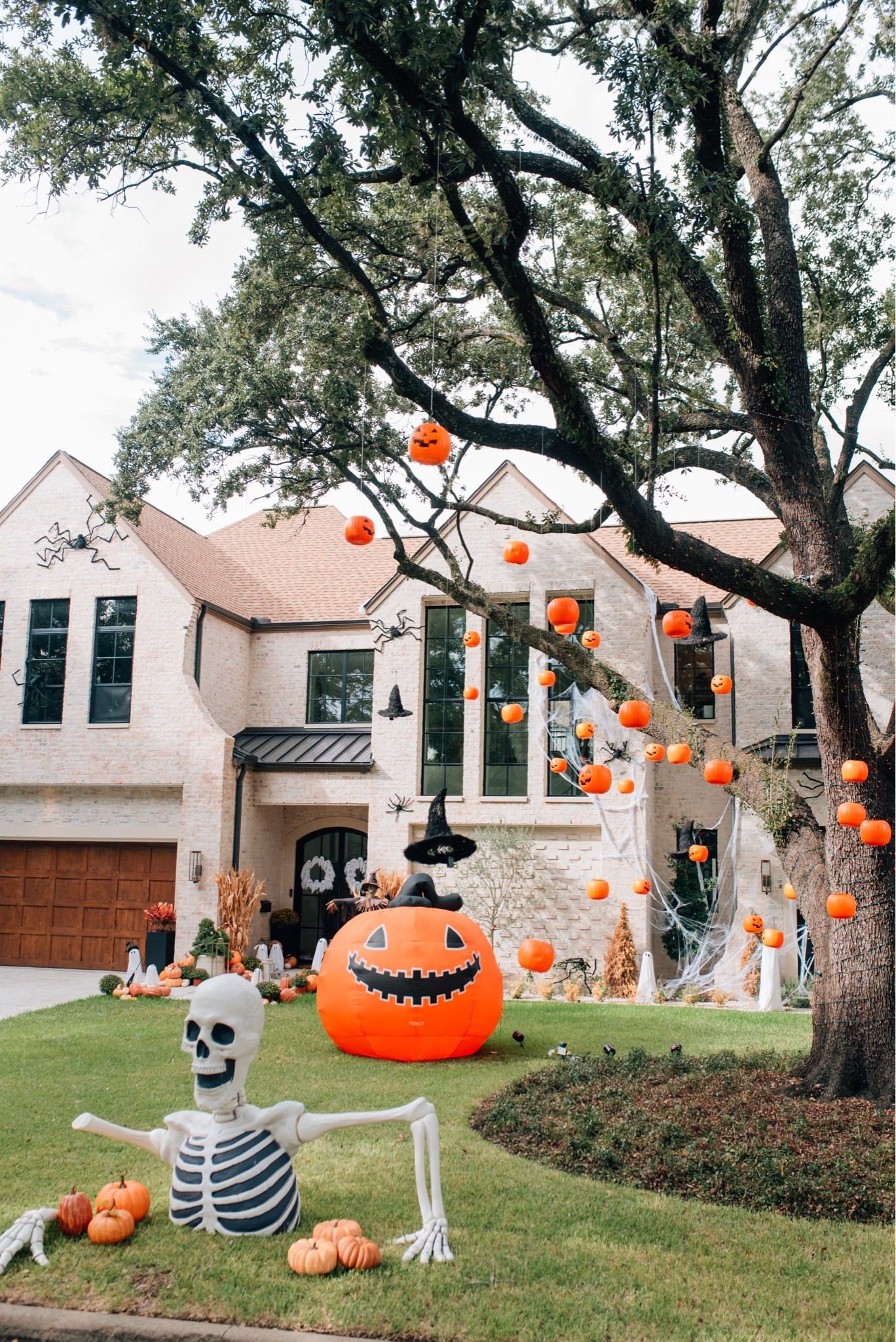 Our Halloween decorations for the outside of our home