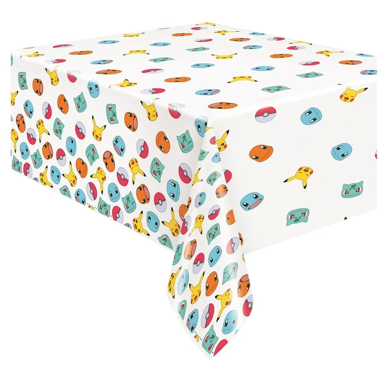 Pokémon Rectangular Plastic Table Cover, 1ct | Walmart (US)