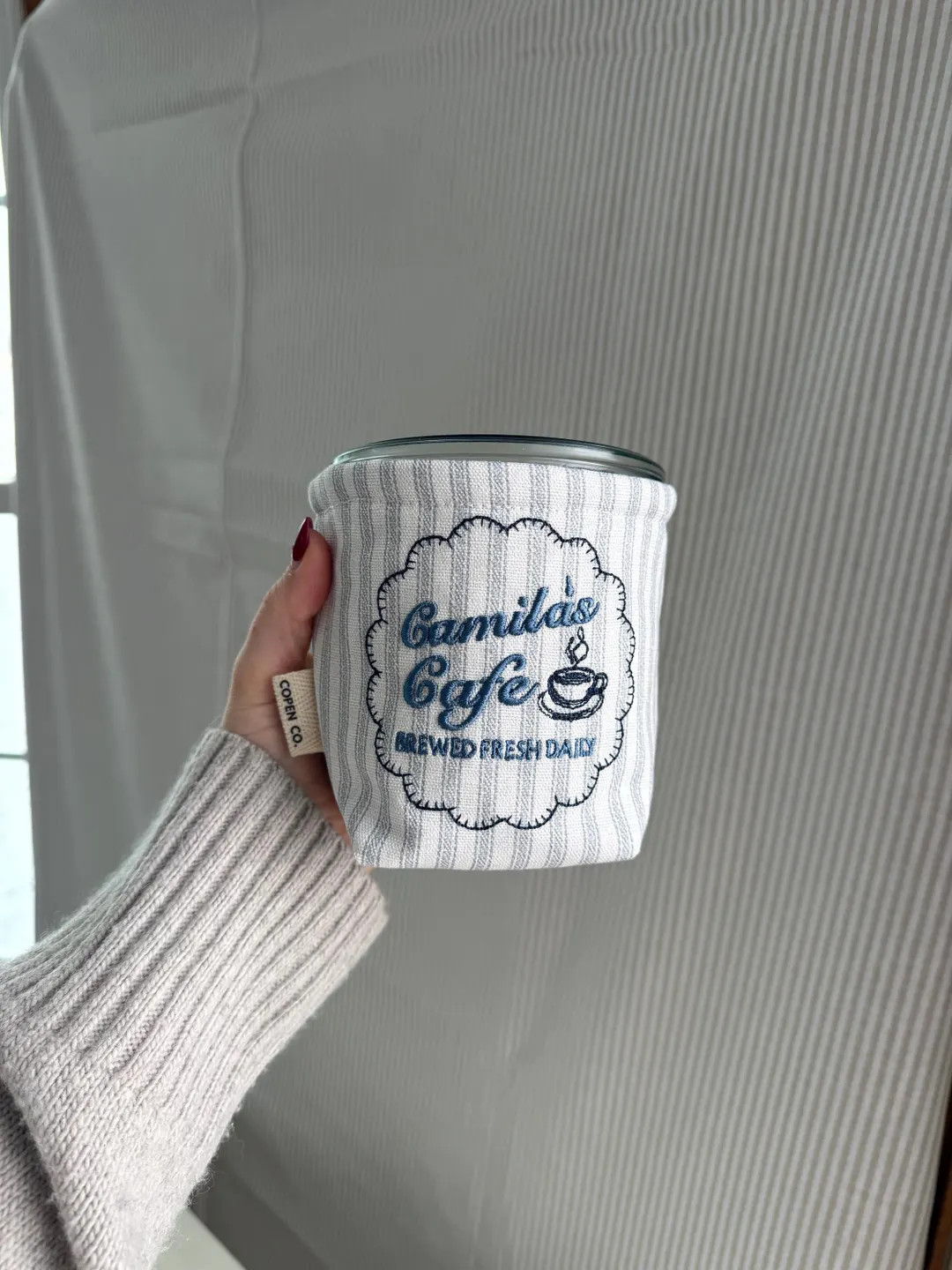Custom Cafe Jar Cozy | Etsy (US)