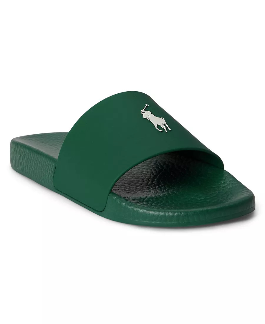 Polo Ralph Lauren Men's Signature Pony Slide Sandal - Macy's | Macy's