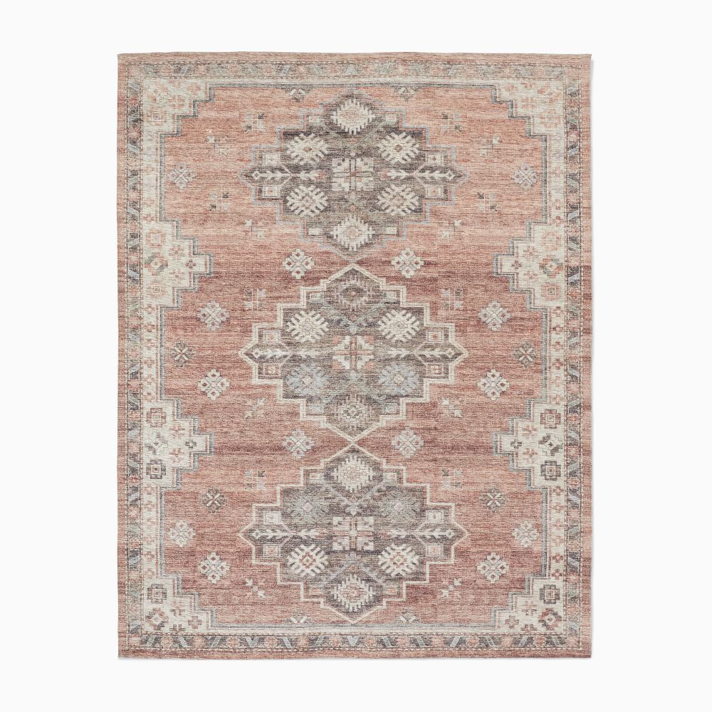 Triple Medallion Heirloom Rug (In-Stock &amp; Ready to Ship) | West Elm (US)