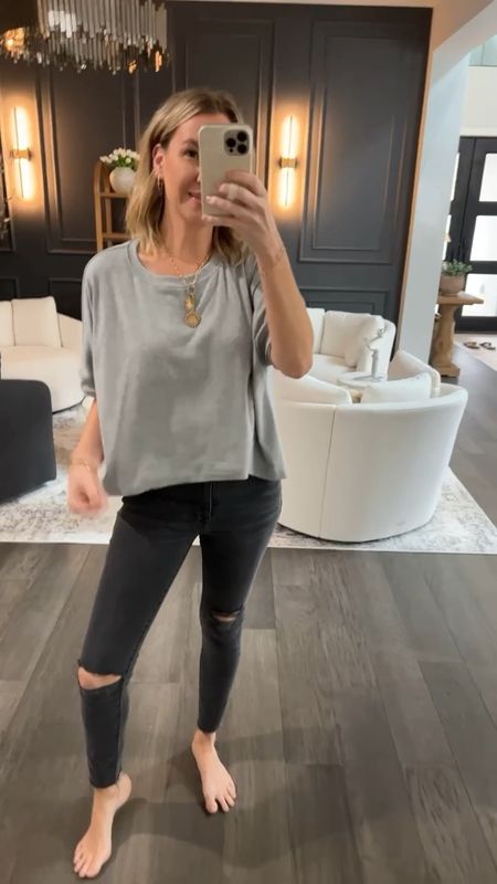 Todays outfit inspo! The cutest Free People look for less tee and my comfy Madewell jeans !

#LTKfindsunder50 #LTKstyletip #LTKsalealert