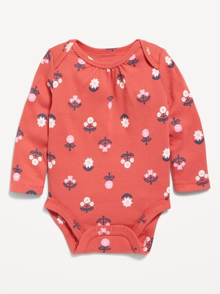 Printed Long-Sleeve Bodysuit for Baby | Old Navy (US)