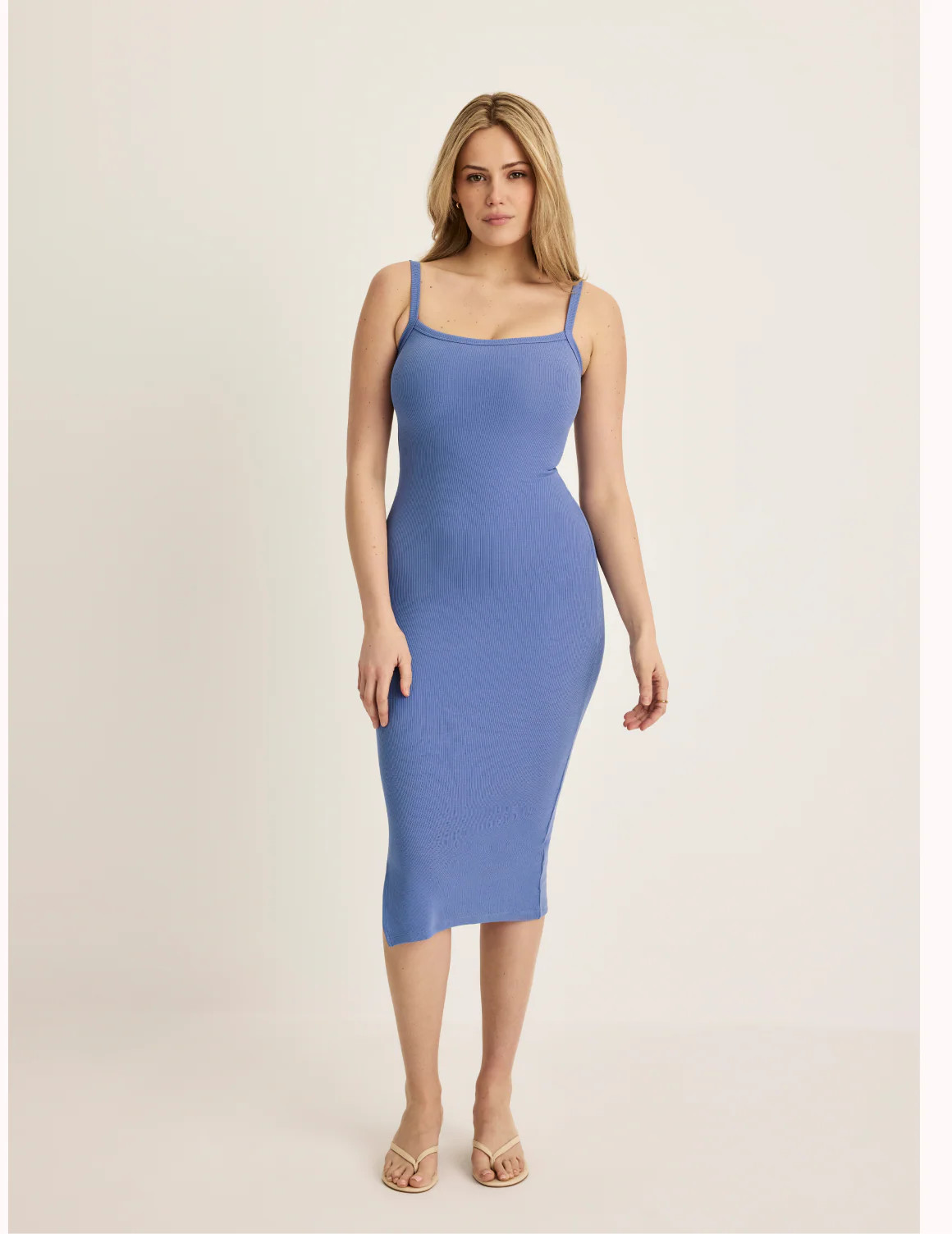 SculptRib\u2122 Cotton Cami Dress | Knix US
