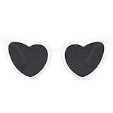 SOJOS Heart Shaped Sunglasses Clout Goggle Vintage Cat Eye Mod Style Retro Glasses Kurt Cobain SJ206 | Amazon (US)