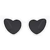 SOJOS Heart Shaped Sunglasses Clout Goggle Vintage Cat Eye Mod Style Retro Glasses Kurt Cobain SJ206 | Amazon (US)