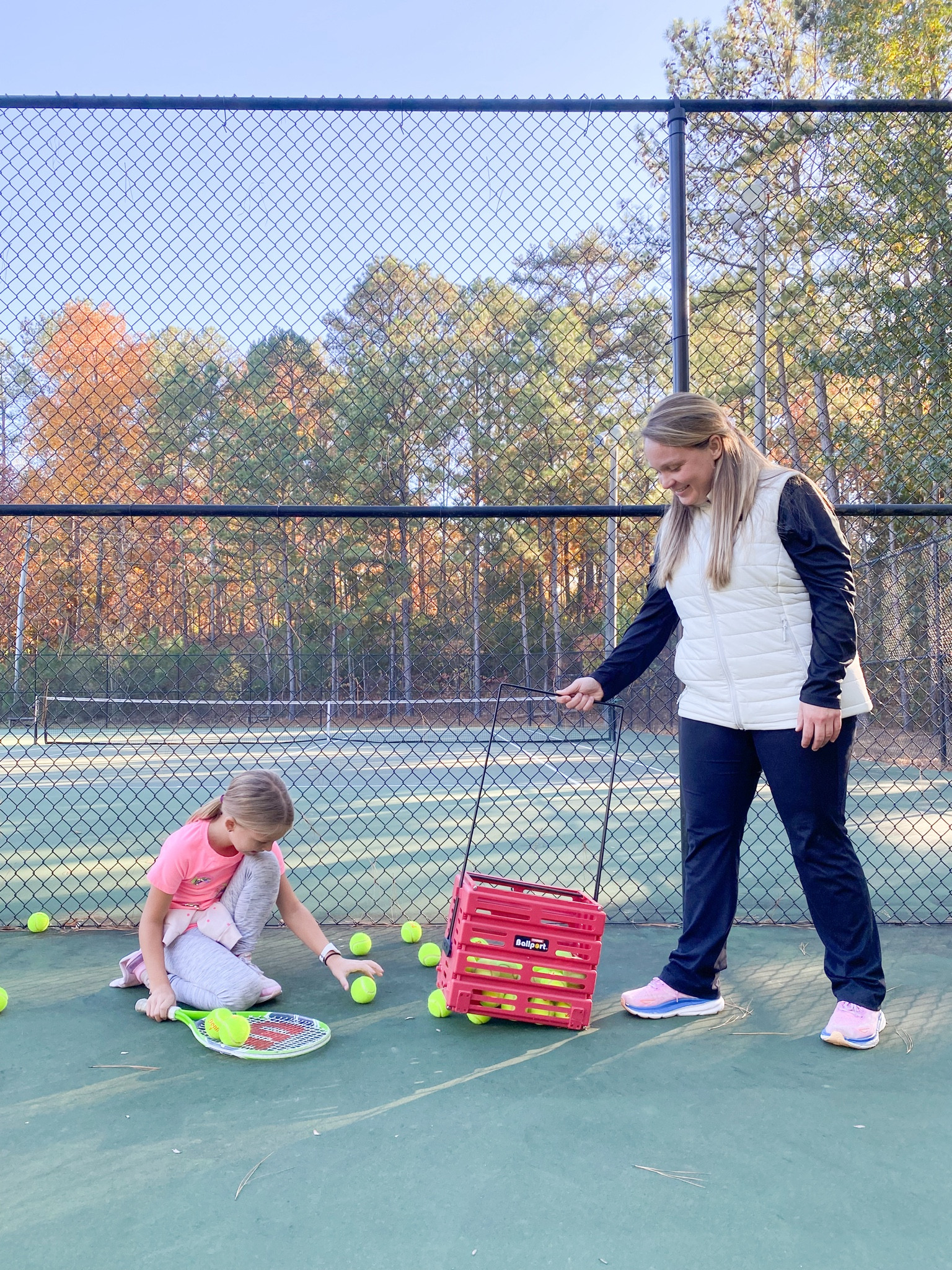 Gift ideas! Sporty & practical. Ball hopper folds down into a stand as well. My vest is heated 🙌🏼

#LTKGiftGuide #LTKfamily