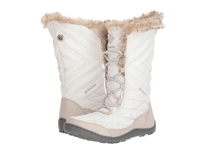 Columbia Minx Mid III (Sea Salt/Dark Stone) Women's Cold Weather Boots | Zappos