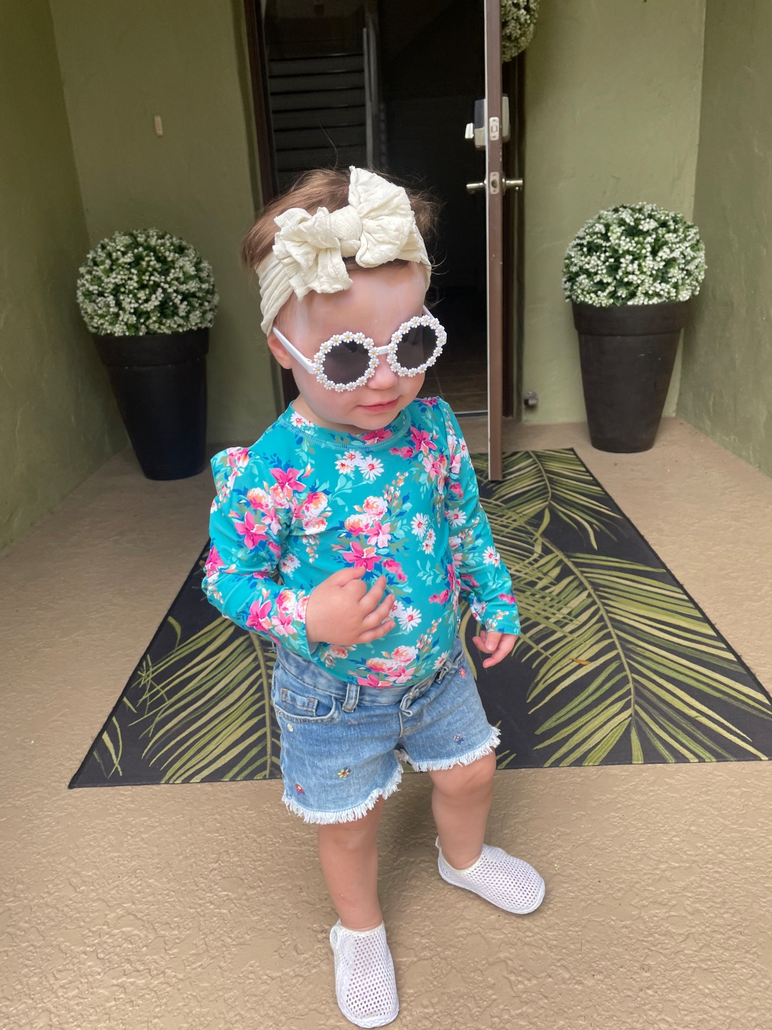 Toddler girl swim outfit 

#LTKKids #LTKSwim