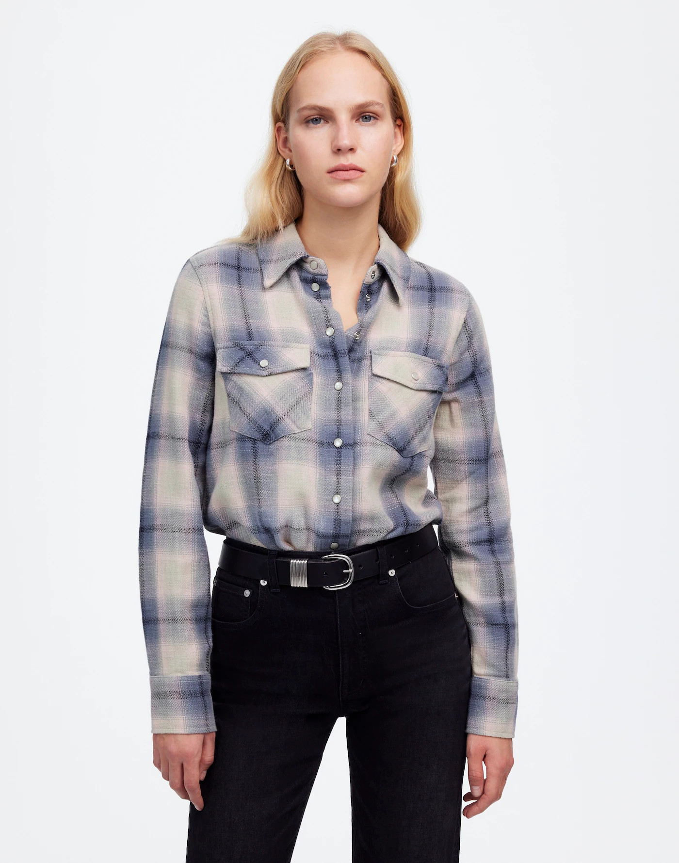 Flannel Snap-Front Shirt in Plaid | Madewell | Madewell