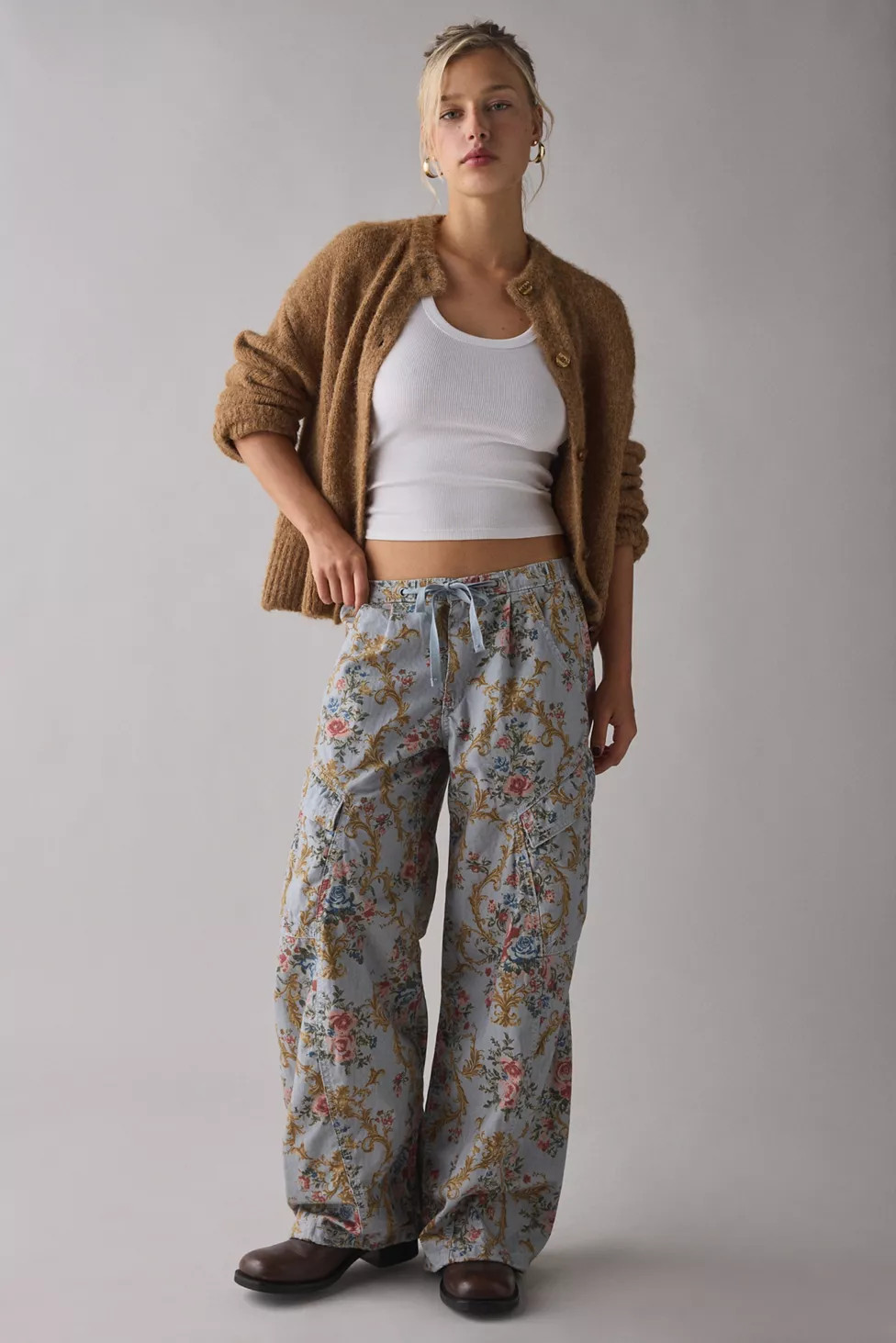 BDG Station Cocoon Baggy Barrel Leg Cargo Pant | Urban Outfitters (US and RoW)