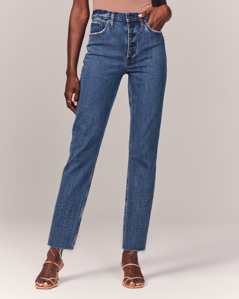 High Rise Mom Jeans | Abercrombie & Fitch (US)