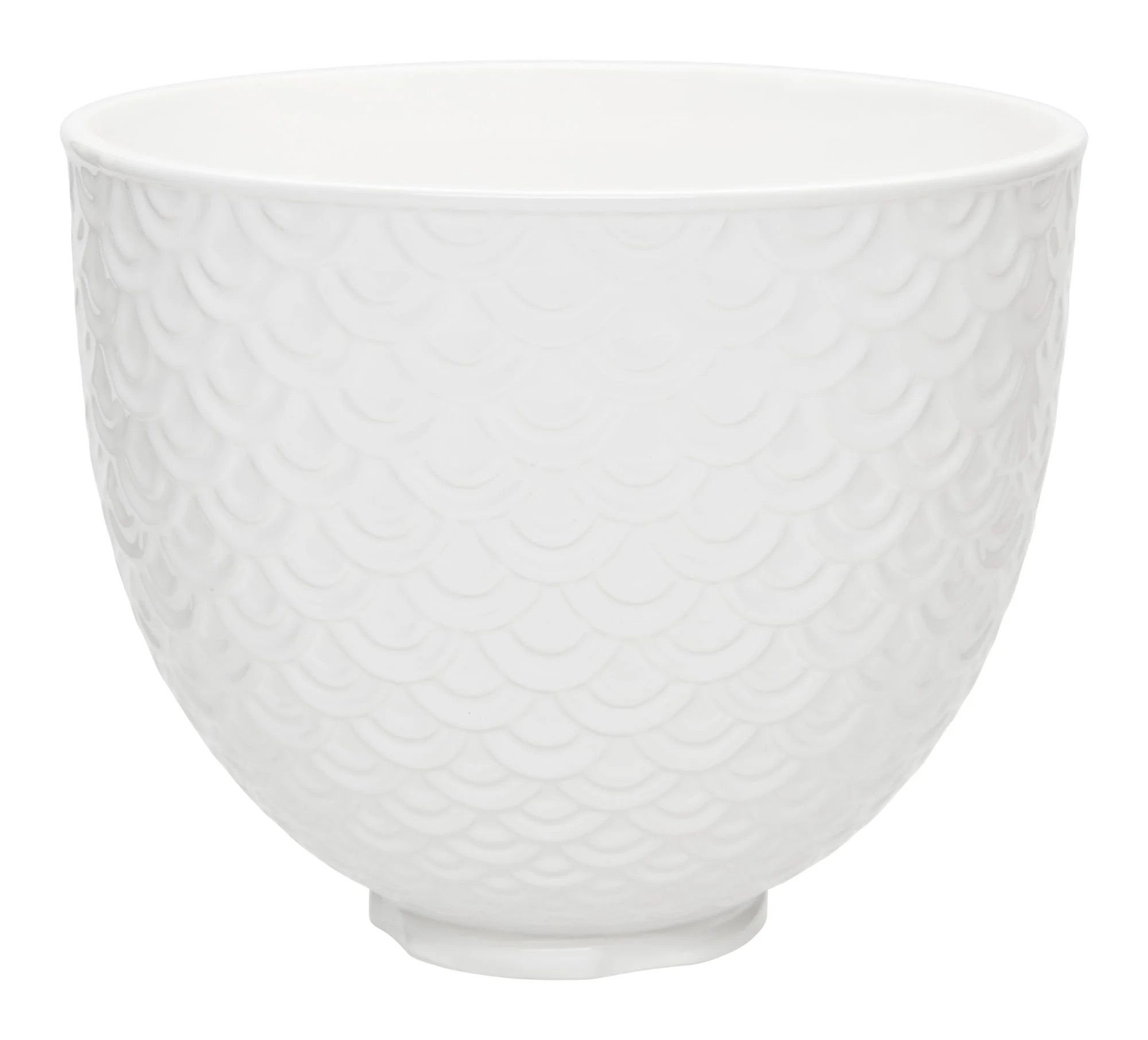 KitchenAid® 5 Quart White Mermaid Lace Ceramic Bowl | Walmart (US)