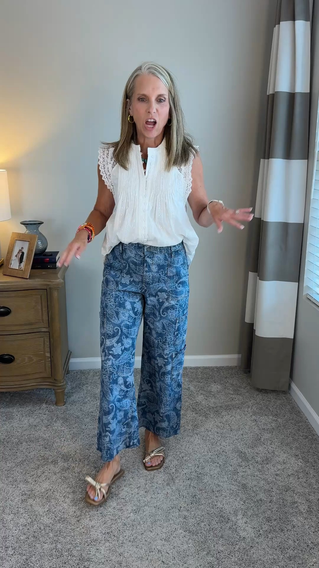 Wearing XS in both. These are the cutest jeans. I cut 5” off of mine. Under $17…nothing to lose

#LTKootd #LTKgrwm #LTKOver40