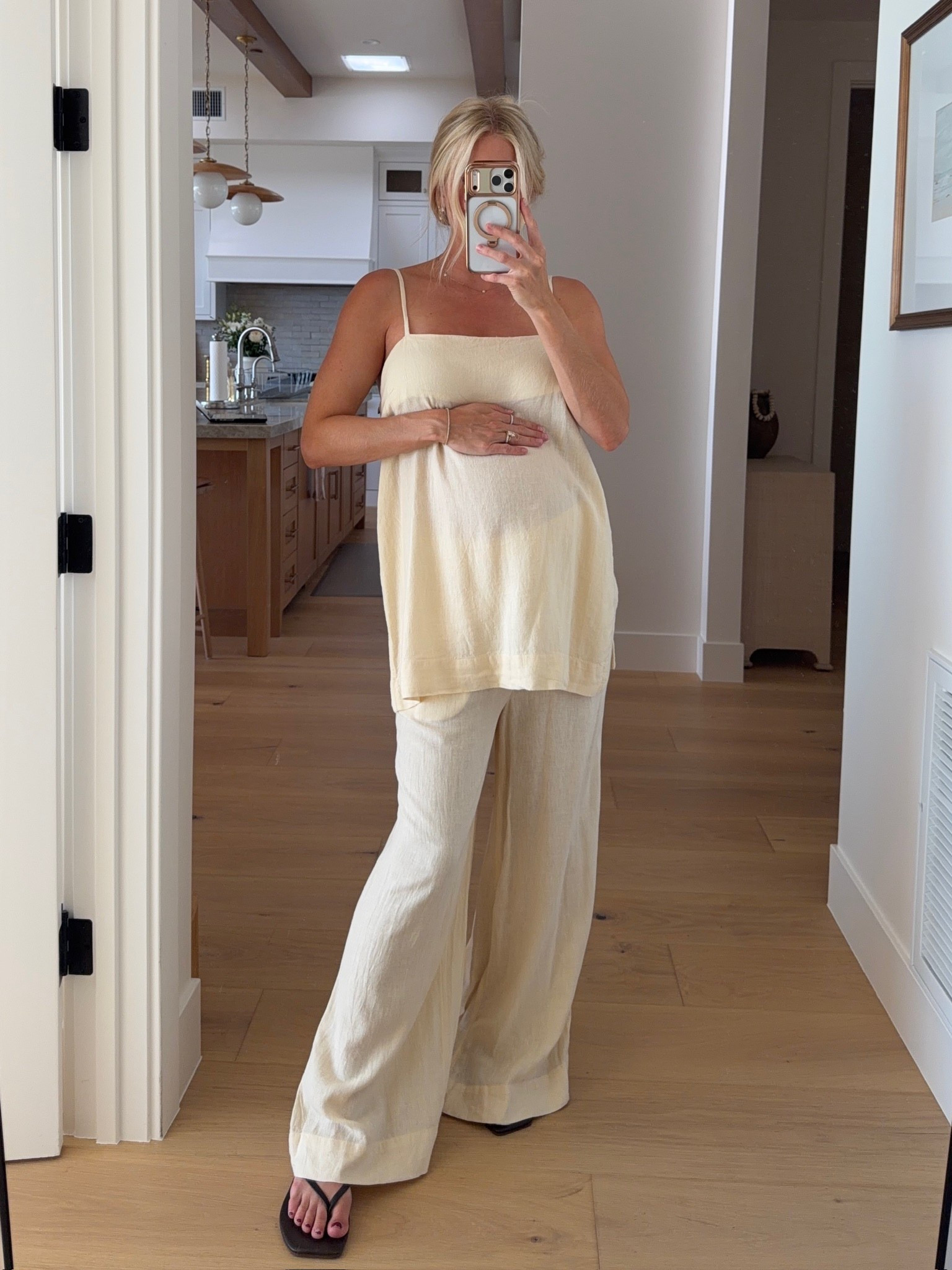 Wearing a medium in set (sized up for pregnancy), shoes are tts, code “KPGS20!” for discount on bracelet & pointer finger ring! #kathleenpost

Vacation outfit, resort wear, beach chic look, bump friendly, maternity look

#LTKSeasonal #LTKTravel #LTKBump