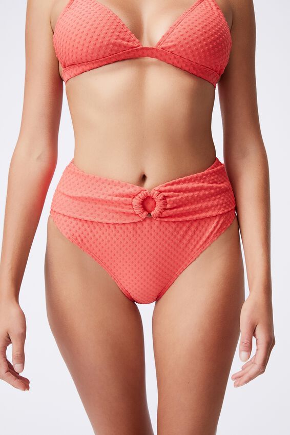Belted Highwaisted Cheeky Bikini Bottom Terry | Cotton On (ANZ)