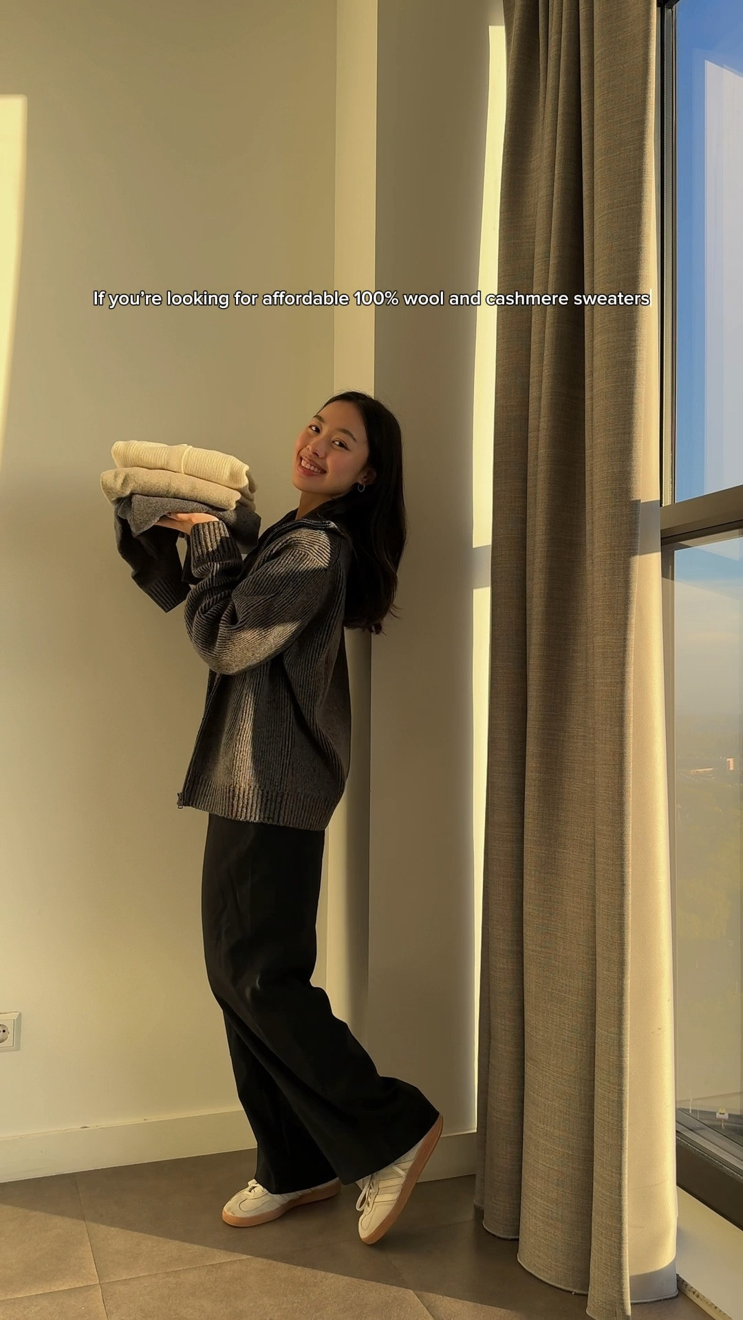 If you’re looking for affordable high quality sweaters, Uniqlo has the best options. Their 100% cashmere sweater feels soft and luxurious and they have other affordable options too. Their 100% wool crewneck and cardigan are €40 each 

#LTKGiftGuide #LTKCyberWeek #LTKFindsUnder100