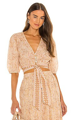 Cleobella Amina Blouse in Magdalena Print from Revolve.com | Revolve Clothing (Global)