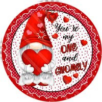 You're My One & Gnomely Valentine's Day Wreath Sign, Signs For Wreaths, Wreath Embellishment | Etsy (US)