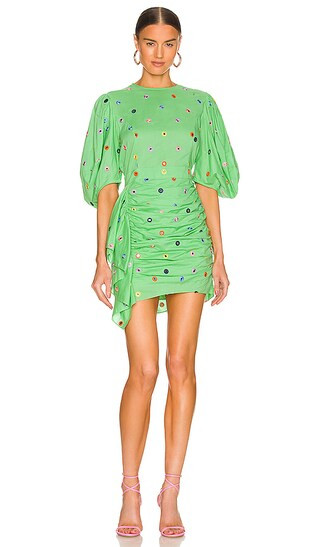 Rhode Pia Dress in Green. - size XS (also in S) | Revolve Clothing (Global)