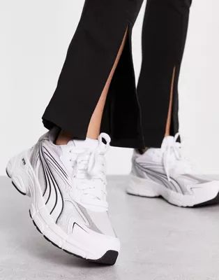 Puma Teveris Nitro sneakers in white with silver detail | ASOS (Global)