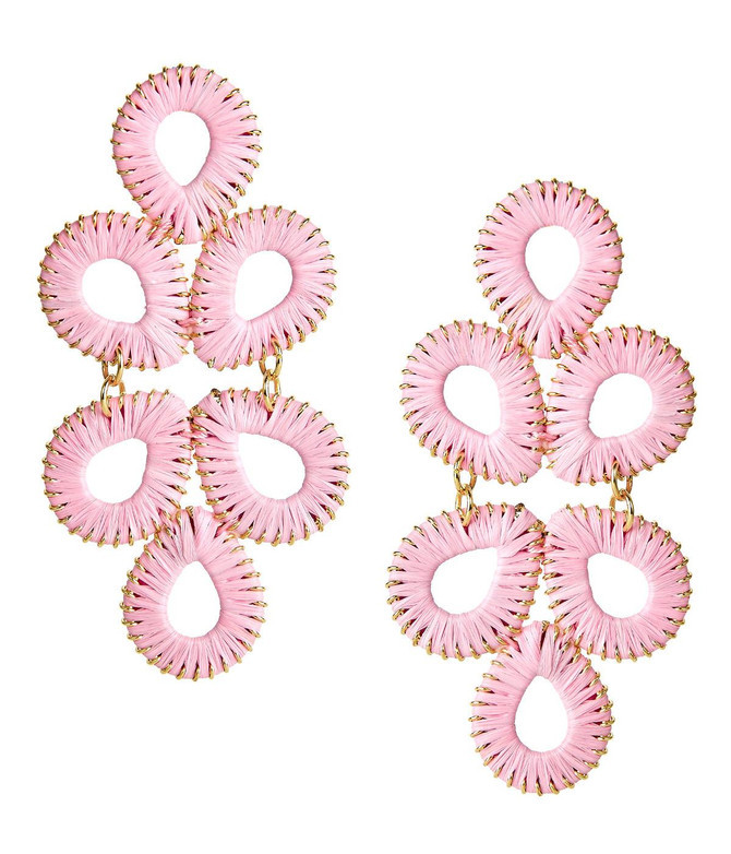 Ginger - Straw M, Lisi Lerch Straw Earrings, Lisi Earrings, Lisi Lerch Earrings, Beach Day,Lisilerch | Lisi Lerch Inc